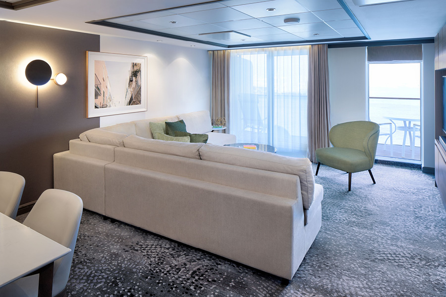 в каюте Royal Suite