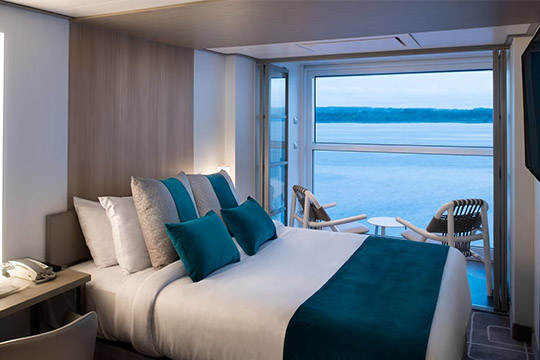 Edge Single Stateroom with Infinite Veranda
