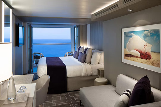 Edge Stateroom with Infinite Veranda