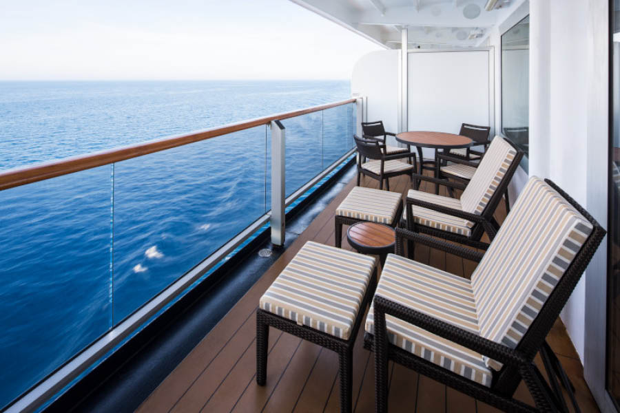 Балкон Neptune Suite на лайнерах Vista Class