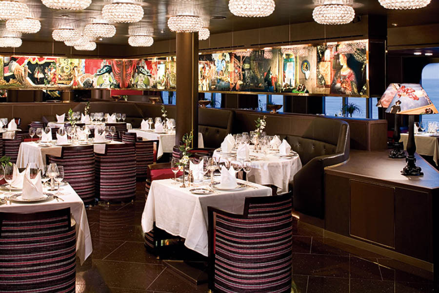Ресторан Pinnacle Grill на борту лайнера Eurodam