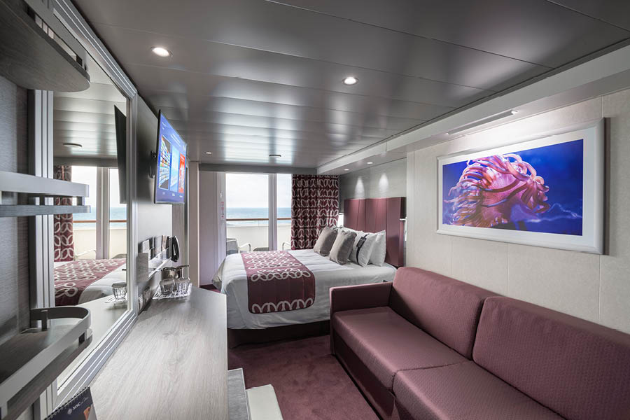 Каюта с балконом на лайнерах Meraviglia Class