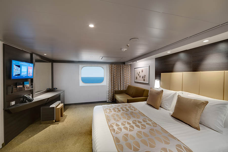 Каюта с окном на лайнерах Meraviglia Class