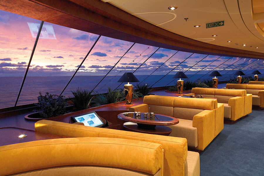 Эксклюзивный лаундж для гостей, проживающих в Yacht Class на лайнере MSC Fantasia
