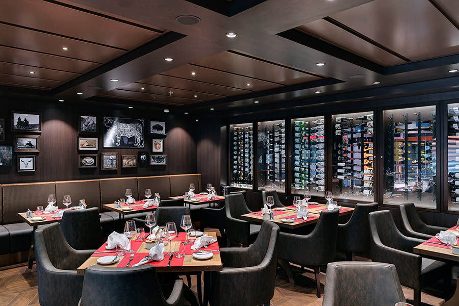 Мясной ресторан на лайнере MSC Meraviglia