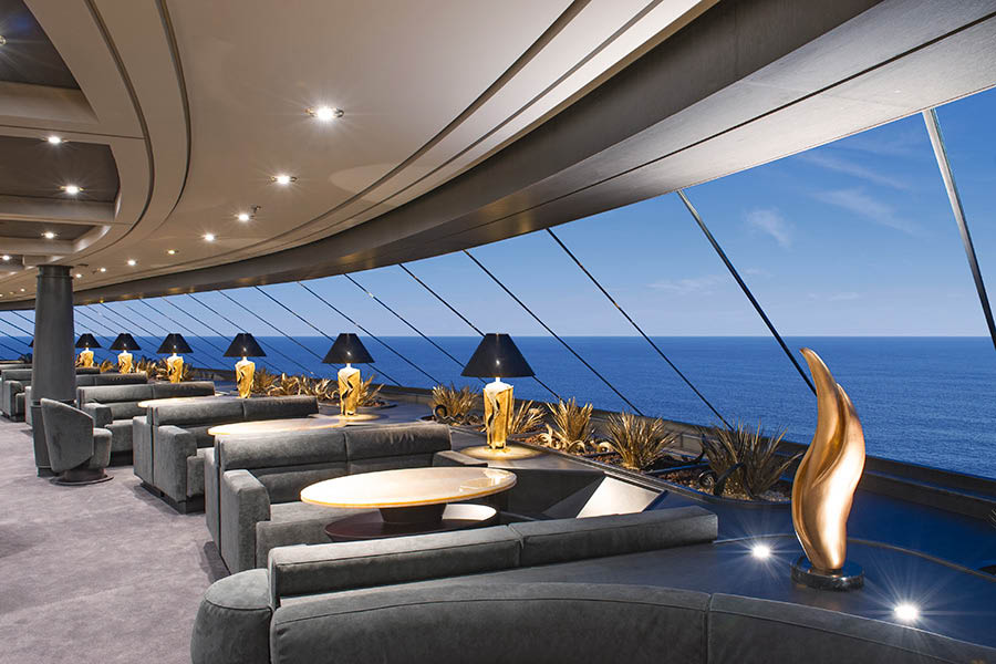 Эксклюзивный лаундж для гостей Yacht Club на лайнере MSC Preziosa