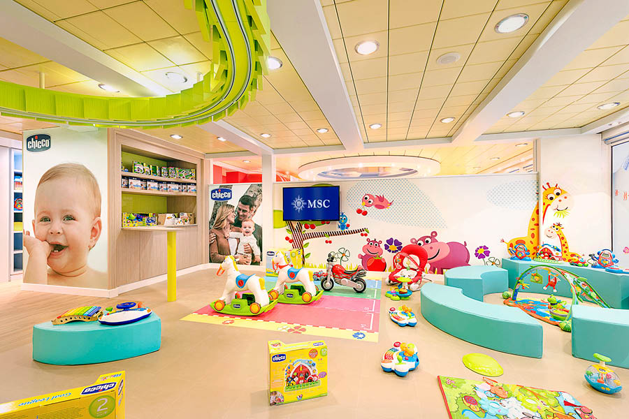 Клуб для малышей на лайнере MSC Sinfonia