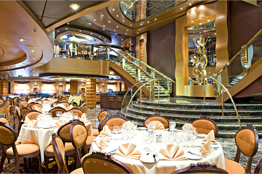 Ресторан на лайнере MSC Splendida