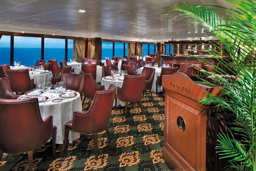 Стейк-хаус Polo Grill на борту лайнера Oceania Sirena