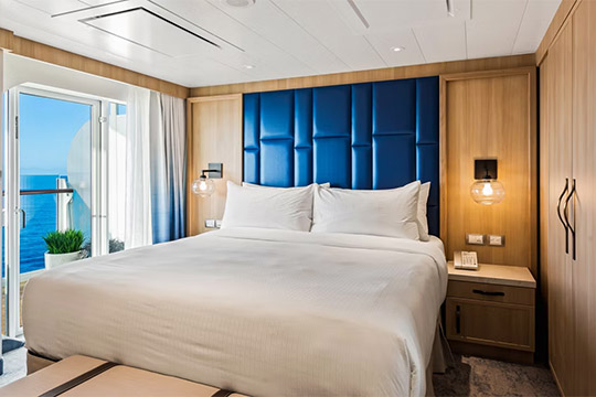 Spacious AquaTheater Suite with Large Balcony