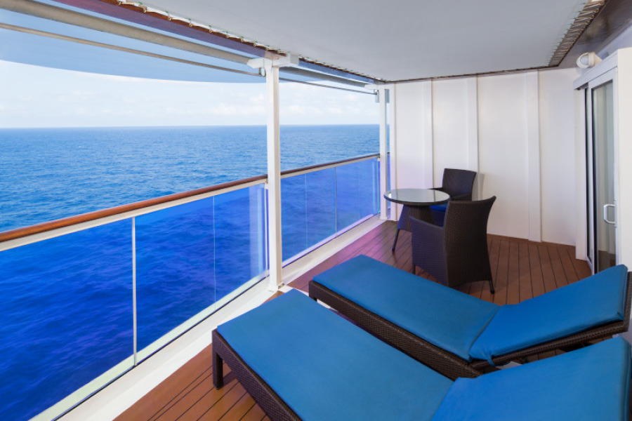 Балкон в каюте Grand Suite на лайнерах класса Freedom Class