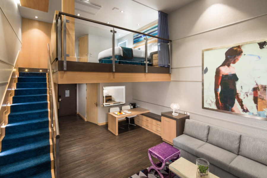 Crown Loft Suite на борту лайнеров класса Oasis Class