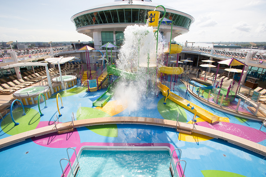 Водная интерактивная детская площадка Splashaway Bay на борту Independence of the Seas