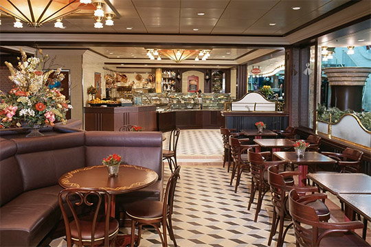 Cafe Promenade на лайнере Odyssey of the Seas