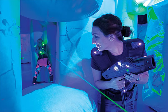 Laser Tag на лайнере Odyssey of the Seas