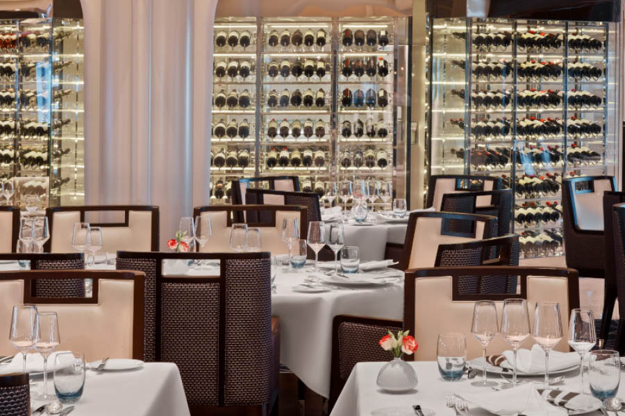 Винная башня на лайнере Seabourn Encore