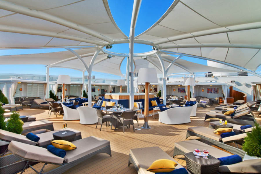 Эксклюзивная зона отдыха The Retreat на лайнере Seabourn Ovation